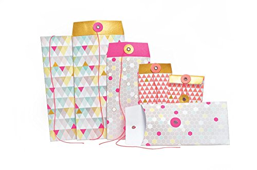 Papermania PMA 165120 Briefumschlag-Taschen, neon von Papermania