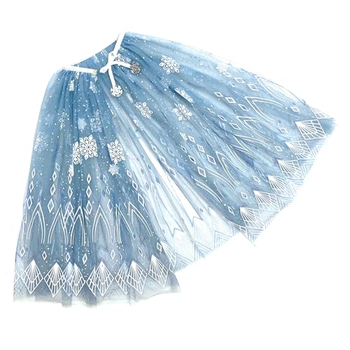 Papierdrachen Tüll Cape – hellblau – mit Eiskristallen – glitzernd – Verkleidung – Umhang - Kinderkostüm – Prinzessin - Karneval - Fasching - Fastnacht - one size - Set 03 Papierdrachen Tüll Cape – hellblau – mit Eiskristallen – glitzernd – Verkleidung – Umhang - Kinderkostüm – Prinzessin - Karneval - Fasching - Fastnacht - one size - Set 03 von Papierdrachen