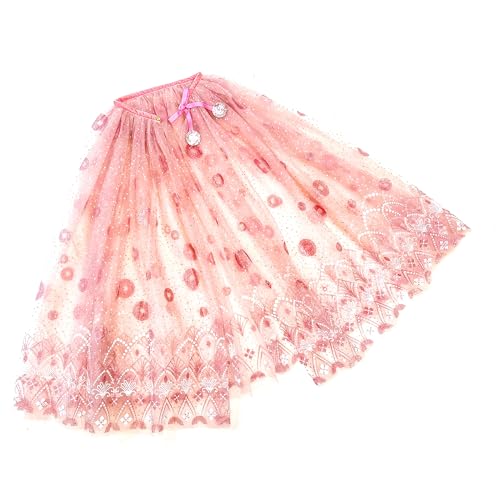 Papierdrachen Tüll Cape - rosa – mit Ornamenten – glitzernd – Verkleidung – Umhang - Kinderkostüm – Prinzessin - Karneval - Fastnacht - Fasching - one size - Set 02 Papierdrachen Tüll Cape - rosa – mit Ornamenten – glitzernd – Verkleidung – Umhang - Kinderkostüm – Prinzessin - Karneval - Fastnacht - Fasching - one size - Set 02 von Papierdrachen