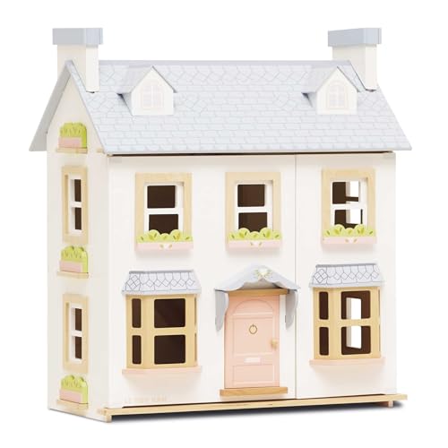 Le Toy Van - Mayberry Manor Doll House Large Wooden Doll House, Girls & Boys 3 Storey Wooden Dolls House Play Set - Suitable for Ages 3+ von Papo