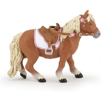 PAPO 51559 Pferde, Fohlen & Ponys - Shetland Pony mit Sattel von Papo