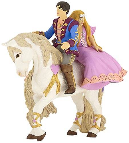 Papo 39094 - Prinz und Prinzessin auf Pferd, Spielfigur von Papo
