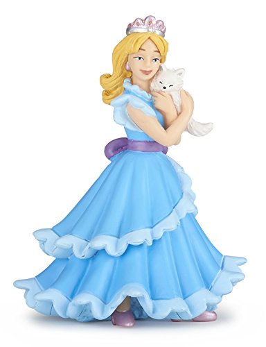 Papo 39125 Bezaubernde Welt, Prinzessin mit Katze, blau Figur, Mehrfarben Papo 39125 Bezaubernde Welt, Prinzessin mit Katze, blau Figur, Mehrfarben von Papo