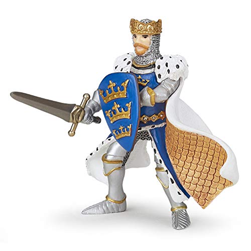 Papo - König Artus Figur Blau, Mittelalterliches Fantasy-Kinderspielzeug, 10cm, Handbemalter legendärer Held, Einführung in Geschichte und Mut ab 3 J. Papo - König Artus Figur Blau, Mittelalterliches Fantasy-Kinderspielzeug, 10cm, Handbemalter legendärer Held, Einführung in Geschichte und Mut ab 3 J. von Papo