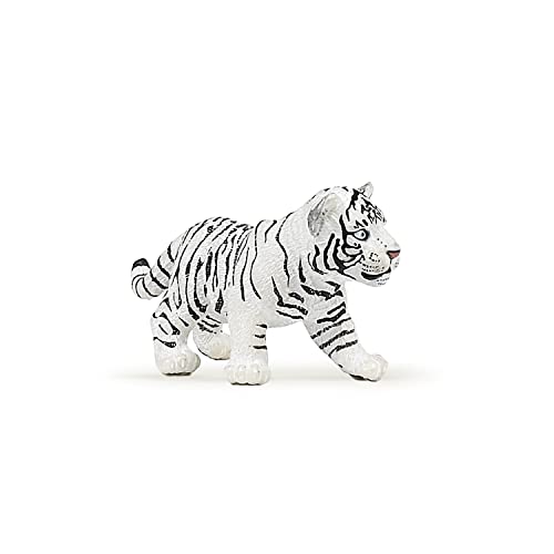 Papo -Handbemalt - Figuren -Wildtiere Der Welt-Weißes Tigerjunges-50048-Sammelbar-Für Kinder - Geeignet für Jungen und Mädchen - Ab 3 Jahren von Papo