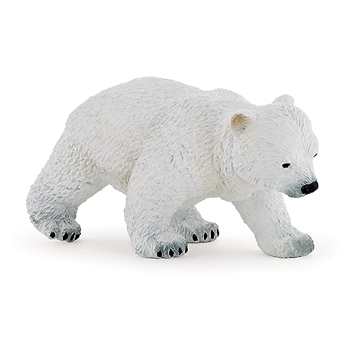 Papo -Handbemalt - Figuren -Wildtiere Der Welt-Gehendes Eisbärenjunges -50145-Sammelbar-Für Kinder - Geeignet für Jungen und Mädchen - Ab 3 Jahren von Papo