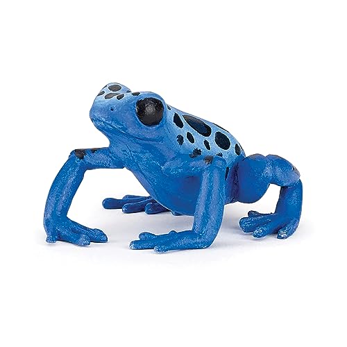 Papo 50175 Animaux Blauer Äquatorial Frosch, Spiel, Cartoon von Papo