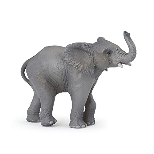 Papo -Handbemalt - Figuren -Wildtiere Der Welt-Junger Elefant-50225-Sammelbar-Für Kinder - Geeignet für Jungen und Mädchen - Ab 3 Jahren von Papo