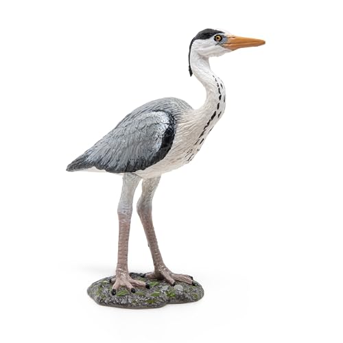 Papo - Handbemalte Figur – Die Wildleben-Reiher Asche-50274 – zum Sammeln für Kinder – Mädchen und Jungen – ab 3 Jahren Papo - Handbemalte Figur – Die Wildleben-Reiher Asche-50274 – zum Sammeln für Kinder – Mädchen und Jungen – ab 3 Jahren von Papo