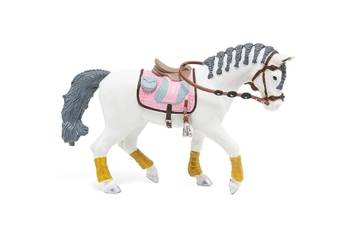 Papo 51525, FOHLEN UND PONYS Pferd mit geflochtenen Zöpfen, Mehrfarben von Papo