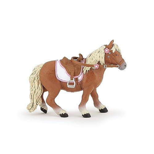Papo 51559 Shetland Pony mit Sattel, Spiel von Papo