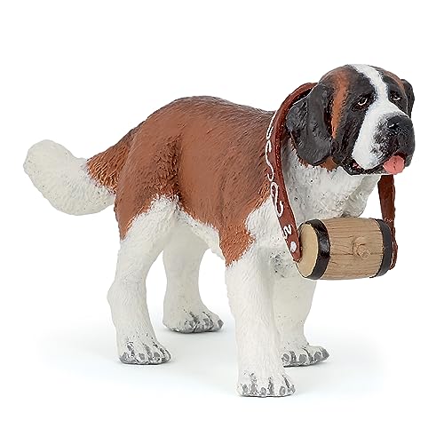 PAPO -Handbemalt - Figuren -Haustiere -Bernhardiner-54009-Sammelbar-Für Kinder - Geeignet für Jungen und Mädchen - Ab 3 Jahren PAPO -Handbemalt - Figuren -Haustiere -Bernhardiner-54009-Sammelbar-Für Kinder - Geeignet für Jungen und Mädchen - Ab 3 Jahren von Papo