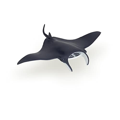 Papo - Mantarochen Figur - Spielzeug für Kinder ab 3 Jahren - Handbemalte Meeresfigur aus Kunststoff - Realistisches Modell mit Flossen und Kiemen - Ozeanische Tierwelt zum Sammeln - 56006 von Papo