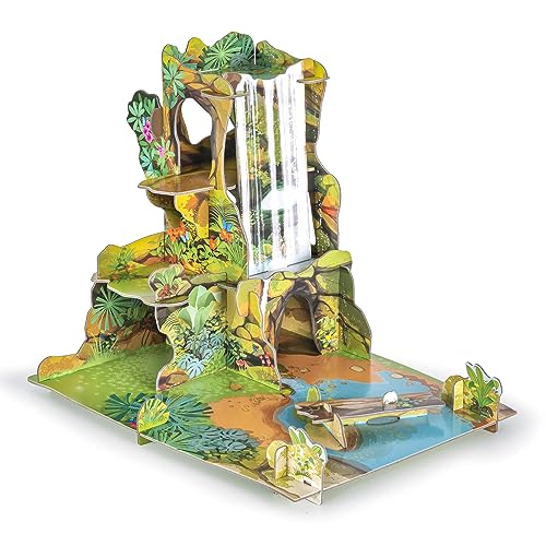 Papo - Spielumgebung - Der Dschungel ist eine Spielumgebung aus hochwertigem Karton zum Selberbauen - Kinderspielzeug ab 3 Jahren - - 46 * 36 cm. von Papo