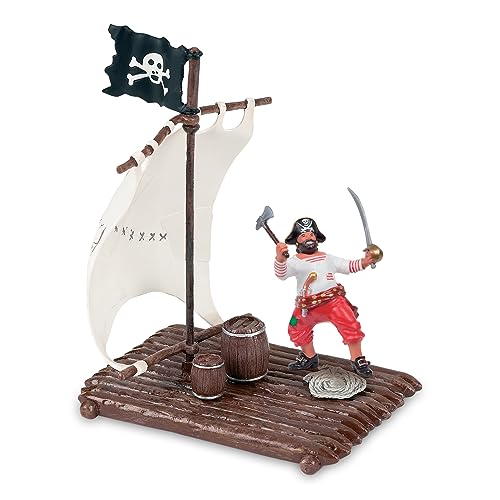 PAPO -Handbemalt - Figuren -Piraten und Korsaren -Das Floss-60253-Sammelbar-Für Kinder - Geeignet für Jungen und Mädchen - Ab 3 Jahren PAPO -Handbemalt - Figuren -Piraten und Korsaren -Das Floss-60253-Sammelbar-Für Kinder - Geeignet für Jungen und Mädchen - Ab 3 Jahren von Papo