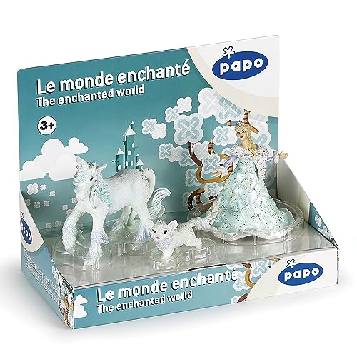 Papo 80506 Geschenkbox Eiskönigin, Spiel, Mehrfarbig von Papo