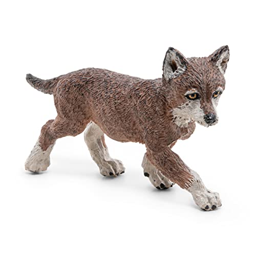 Papo -Handbemalt - Figuren -Wildtiere Der Welt-Wolfjunges-50284-Sammelbar-Für Kinder - Geeignet für Jungen und Mädchen - Ab 3 Jahren von Papo