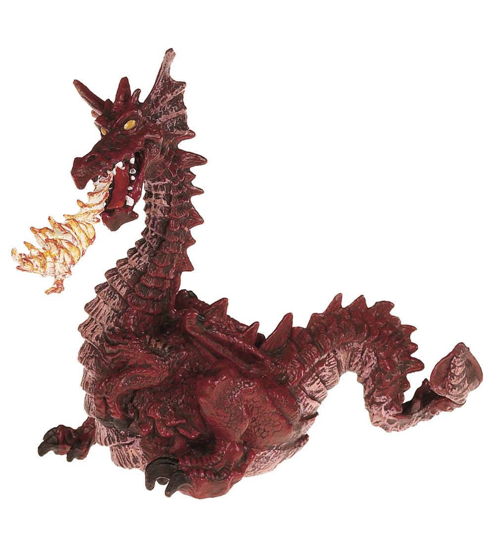 Papo Bordeaux Drache m. Feuer - H: 11 cm - Papo - One Size - Spielzeugfiguren Papo Bordeaux Drache m. Feuer - H: 11 cm - Papo - One Size - Spielzeugfiguren von Papo