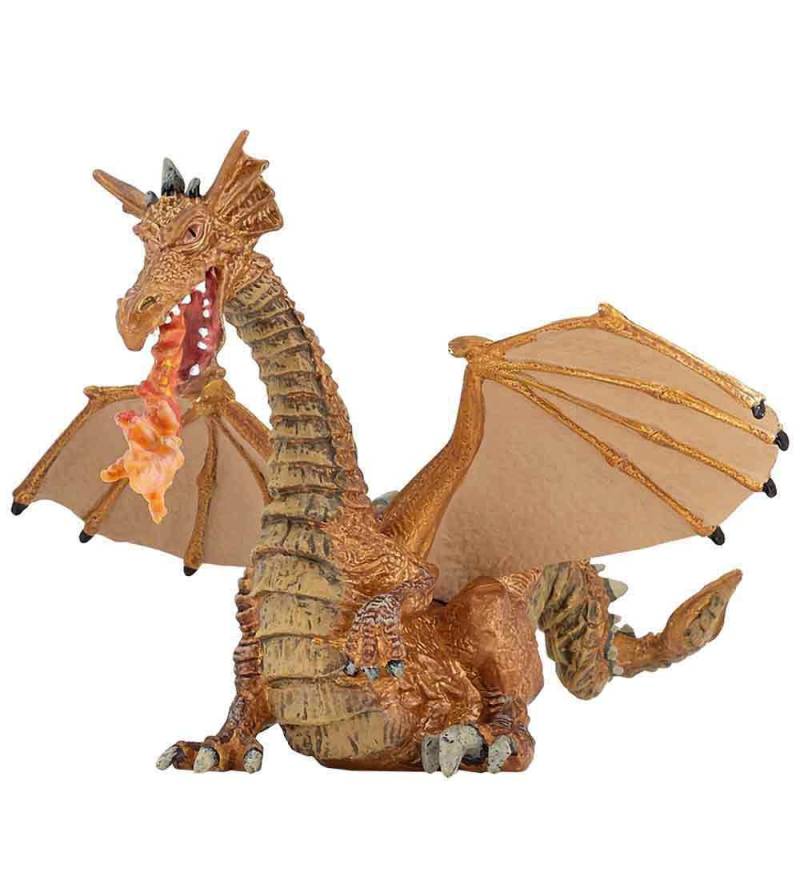 Papo Goldener Drache m. Feuer - H: 10 Cm - Papo - One Size - Spielzeugfiguren Papo Goldener Drache m. Feuer - H: 10 Cm - Papo - One Size - Spielzeugfiguren von Papo
