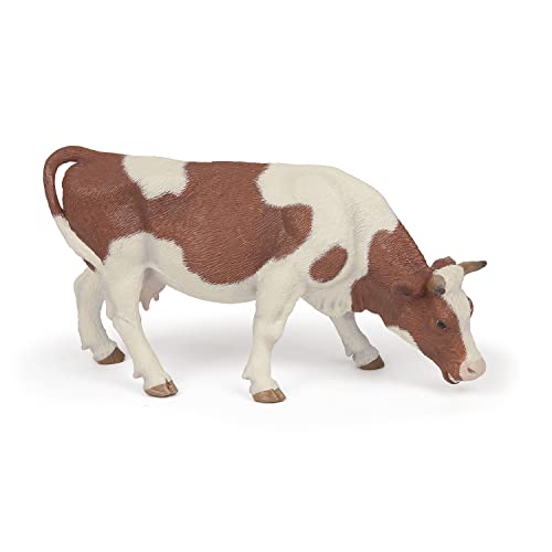 Papo -Handbemalt - Figuren -Das Leben auf dem Bauernhof-Grasende Simmentaler Kuh-51147-Sammelbar-Für Kinder - Geeignet für Jungen und Mädchen - Ab 3 Jahren Papo -Handbemalt - Figuren -Das Leben auf dem Bauernhof-Grasende Simmentaler Kuh-51147-Sammelbar-Für Kinder - Geeignet für Jungen und Mädchen - Ab 3 Jahren von Papo