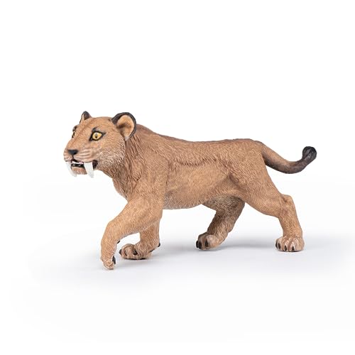 Papo - Handbemalte Figur - Dinosaurier - Junge Smilodon - 55081 - zum Sammeln - für Kinder - Mädchen und Jungen - ab 3 Jahren Papo - Handbemalte Figur - Dinosaurier - Junge Smilodon - 55081 - zum Sammeln - für Kinder - Mädchen und Jungen - ab 3 Jahren von Papo
