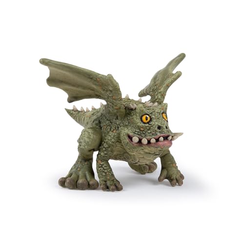 Papo – Kröten-Drache Figur für Kinder ab 3 Jahren – Handbemalte Fantasie-Kreatur aus dem Enchanted World – Realistische Drachen-Figur – Magisches Spielzeug für Jungen & Mädchen – 39210 von Papo