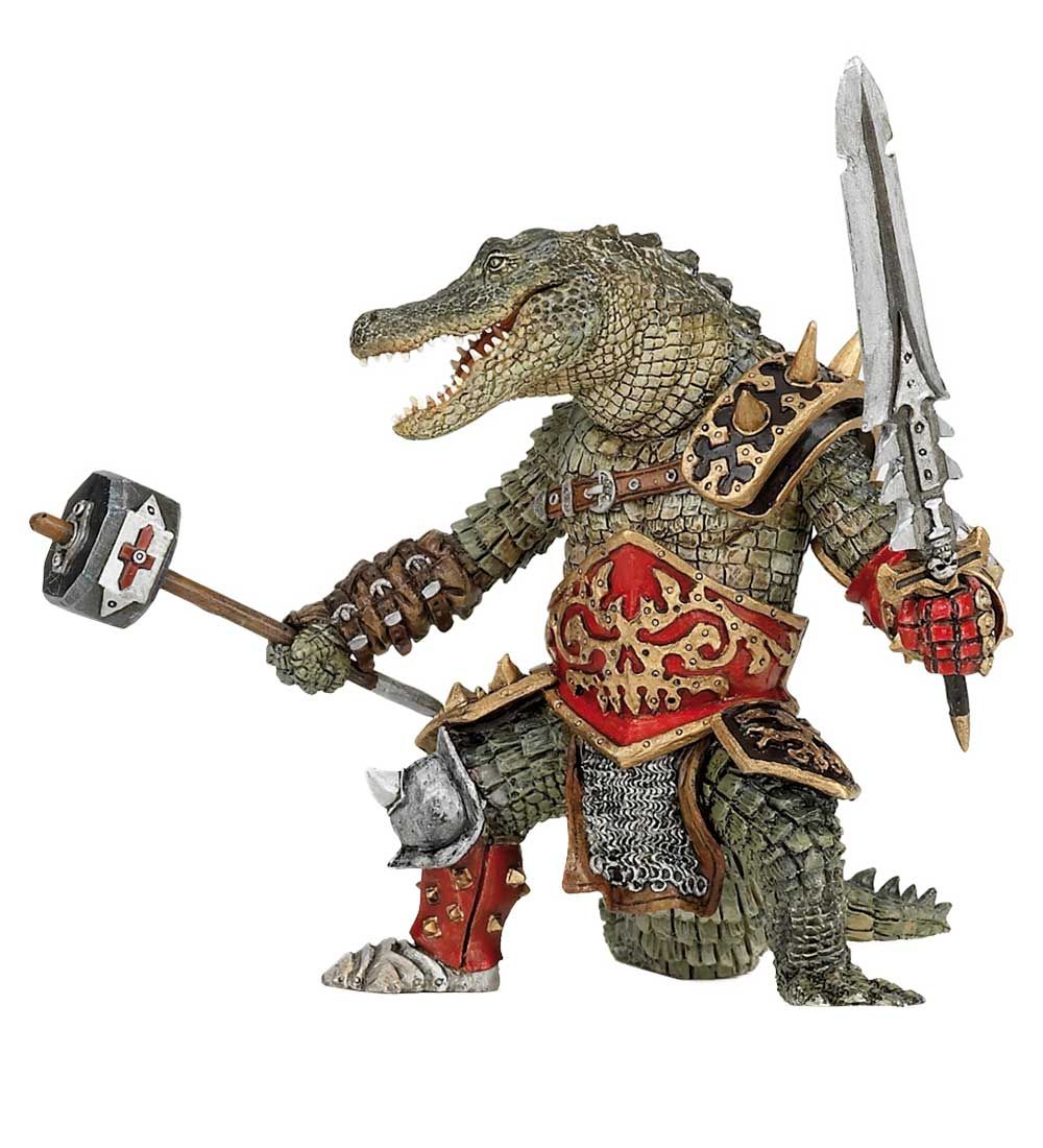 Papo Krokodilmutant - H: 15 cm - Papo - One Size - Spielzeugfiguren von Papo
