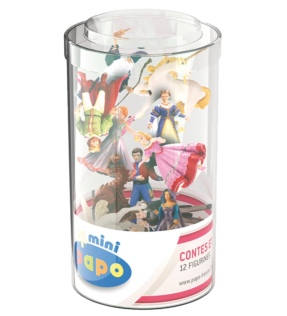 Papo Mini Figuren - 12 st. - Abenteuerwelt - Papo - One Size - Spielzeugfiguren von Papo