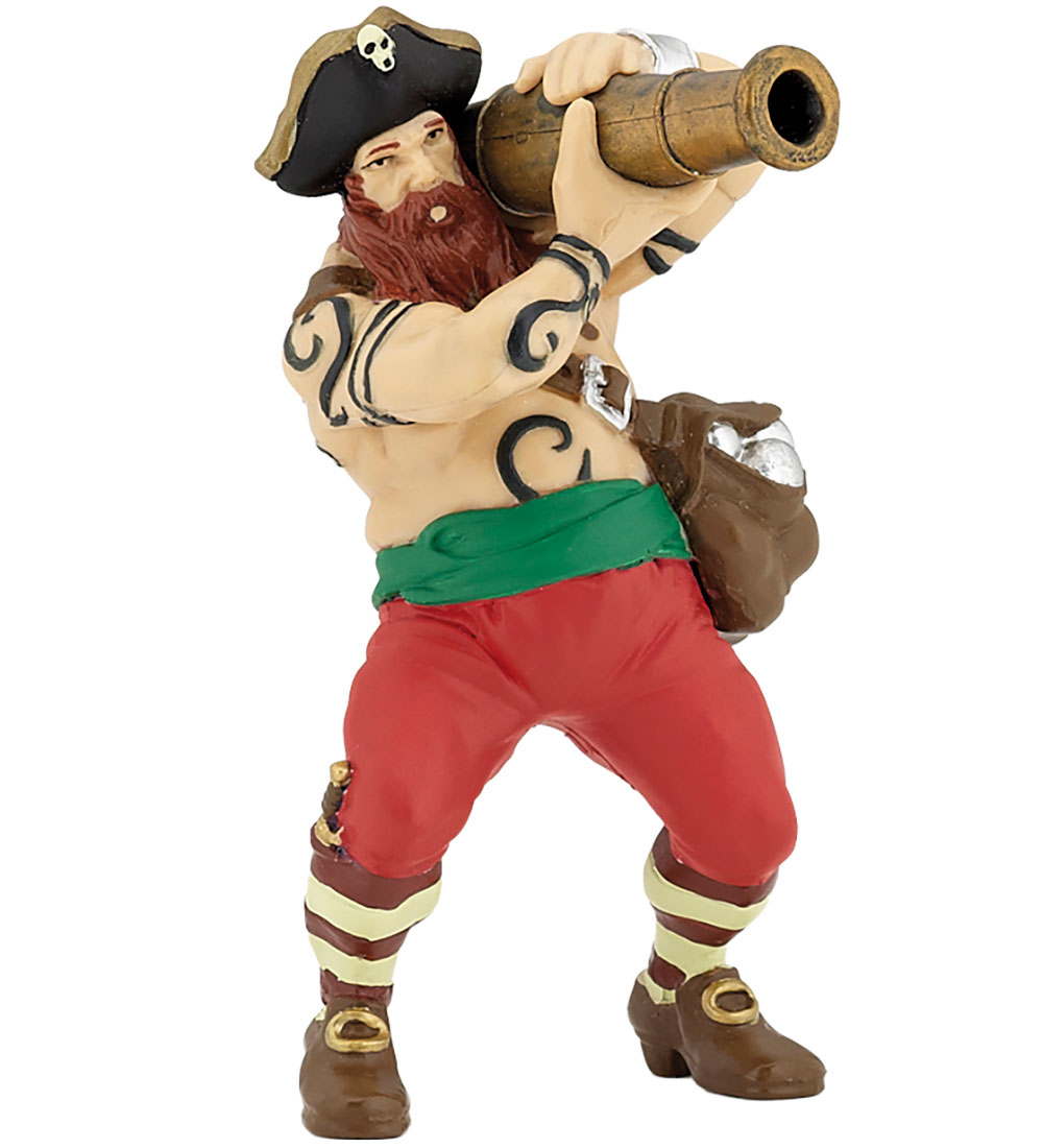 Papo Pirat m. Kanone - H: 9 cm - Papo - One Size - Spielzeugfiguren Papo Pirat m. Kanone - H: 9 cm - Papo - One Size - Spielzeugfiguren von Papo