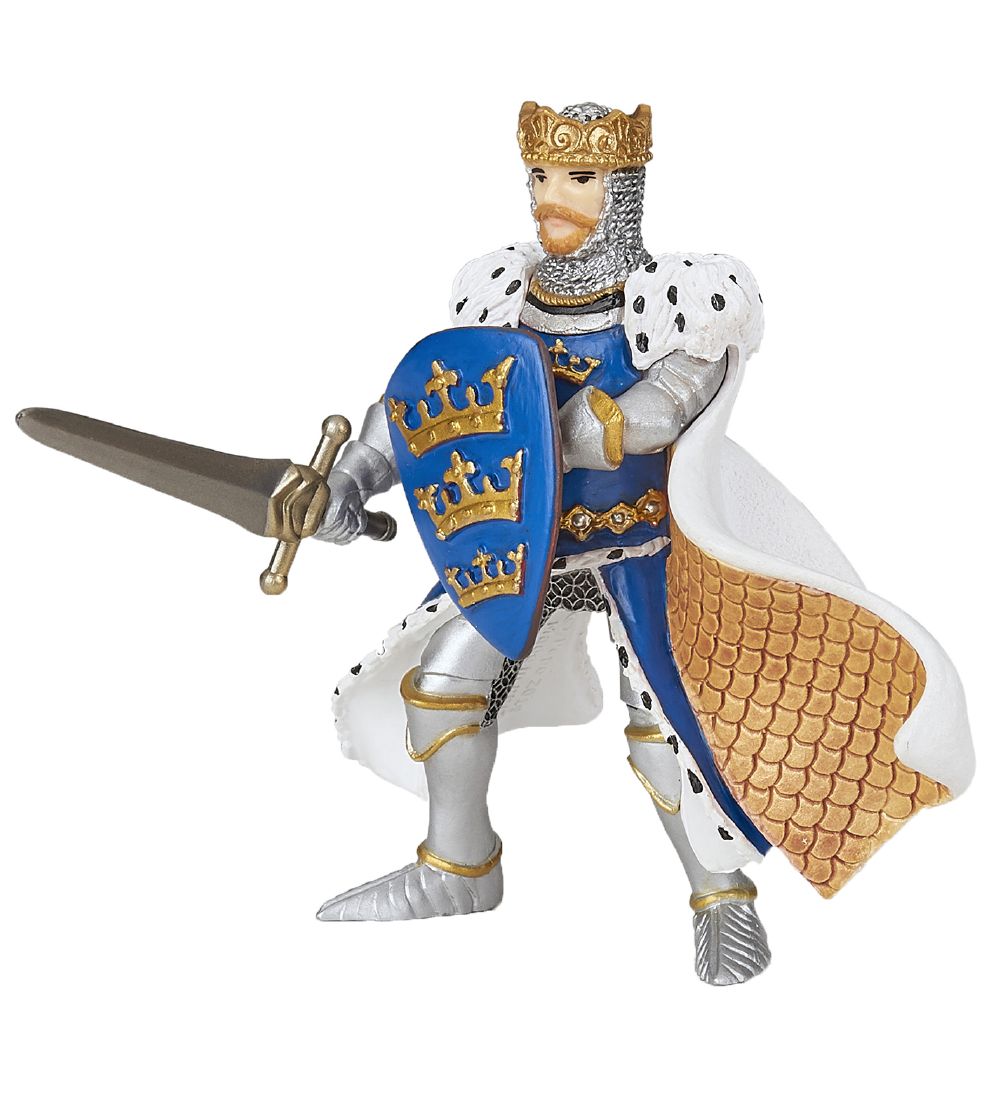 Papo Ritter - König Arthur - Blau - H: 9 cm - Papo - One Size - Spielzeugfiguren Papo Ritter - König Arthur - Blau - H: 9 cm - Papo - One Size - Spielzeugfiguren von Papo