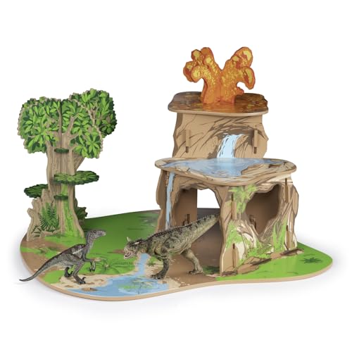 Papo - Set Das Land der Dinosaurier mit 2 Figuren für Kinder ab 3 Jahren - Prähistorische Reise und Bildungsabenteuer von Papo