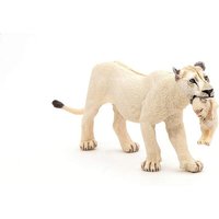 Papo Spielfigur Weiße Löwin mit Jungtier 6,5cm von Papo