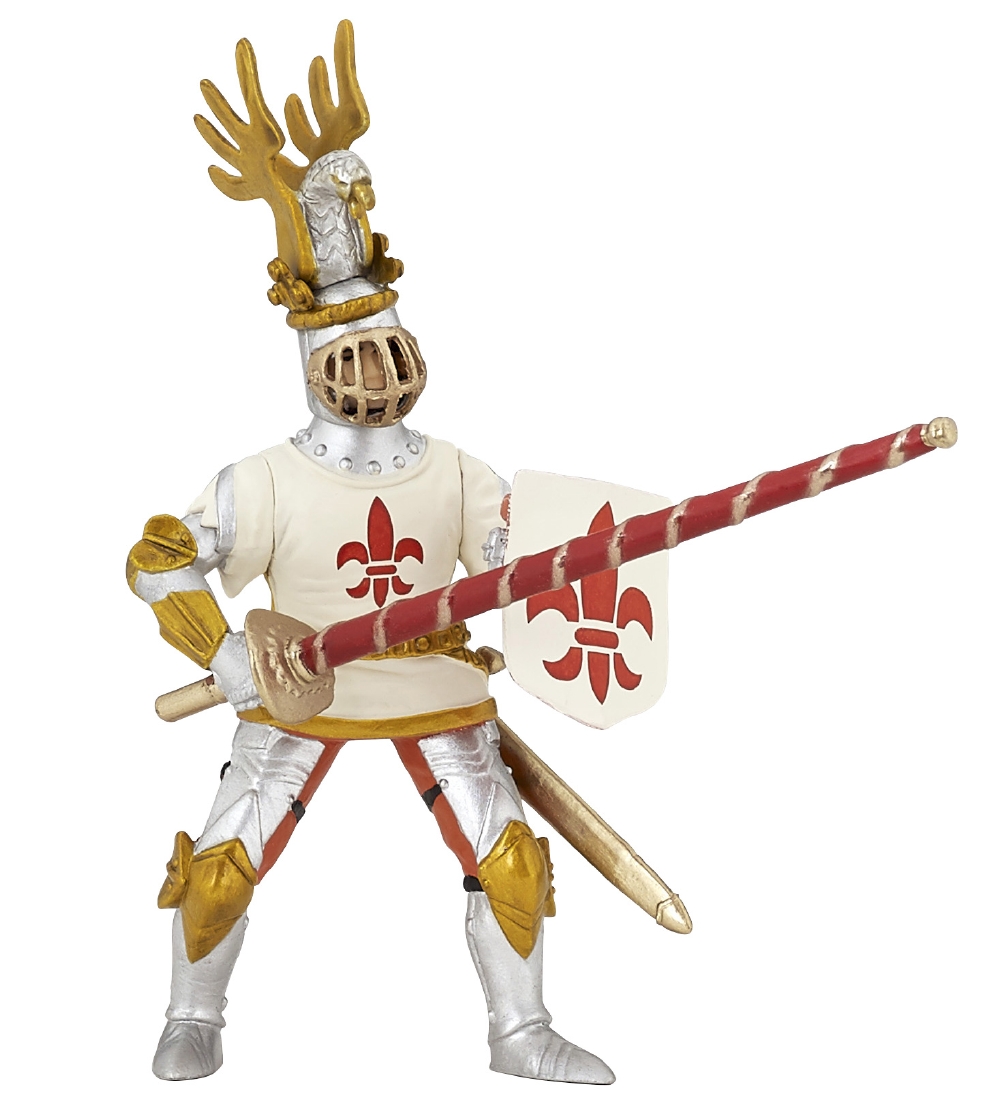 Papo Weißer Ritter - Fleur De Lys - H: 11,4 cm - Papo - One Size - Spielzeugfiguren Papo Weißer Ritter - Fleur De Lys - H: 11,4 cm - Papo - One Size - Spielzeugfiguren von Papo