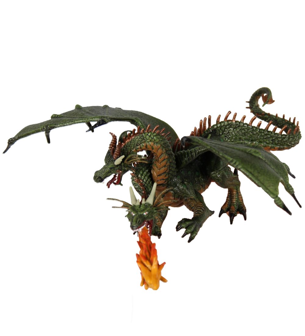 Papo Zweiköpfiger grüner Drache - L: 23 cm - Papo - One Size - Spielzeugfiguren Papo Zweiköpfiger grüner Drache - L: 23 cm - Papo - One Size - Spielzeugfiguren von Papo