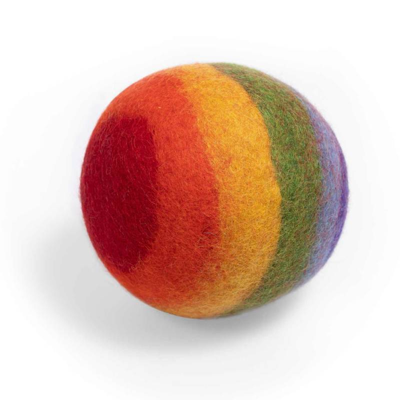Papoose - Filz Ball Groß Regenbogen Papoose - Filz Ball Groß Regenbogen von Papoose