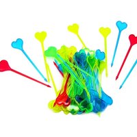 Herz Dekopicker, 50er-Pack als Tisch-Dekoration für Speisen Herz Dekopicker, 50er-Pack als Tisch-Dekoration für Speisen von Papstar