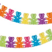 Motiv-Girlande Teddybär für Kleinkindergeburtstag,4m,schwer entflammb. Motiv-Girlande Teddybär für Kleinkindergeburtstag,4m,schwer entflammb. von Papstar