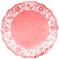 Tortenspitzen in rosa, 6 Stück, Ø 35cm Tortenspitzen in rosa, 6 Stück, Ø 35cm von Papstar