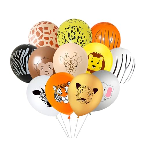 ParPix 12 Stück Dschungel Geburtstag Deko Luftballons von ParPix