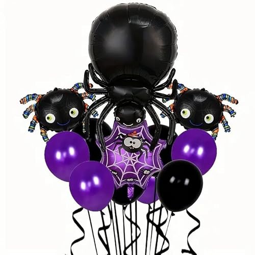 ParPix 12 Stück Halloween Spinne Luftballon ParPix 12 Stück Halloween Spinne Luftballon von ParPix