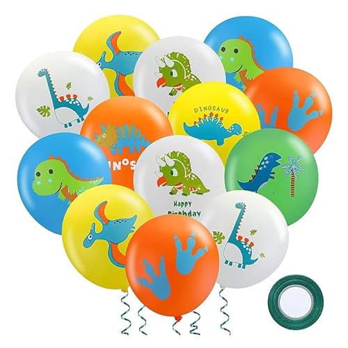 ParPix 16 Stück Farbe Dino Luftballons ParPix 16 Stück Farbe Dino Luftballons von ParPix