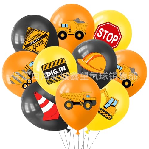ParPix 18 Stück Baustelle Geburtstag Luftballons von ParPix