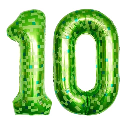 ParPix Pixelmotiv Zahlen Luftballon 10 Geburtstag (13 Geburtstag) von ParPix