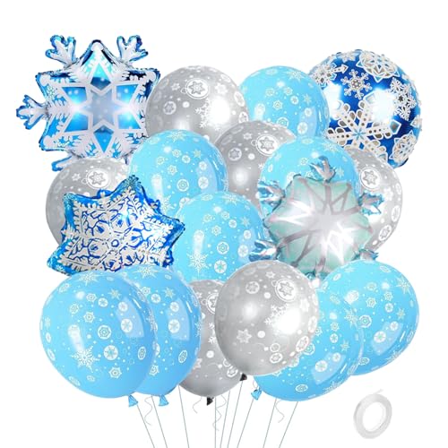 ParPix Schneeflocken Ballons Frozen Geburtstagsdeko,16 Stk Schneeflocken Luftballon,Weihnachten Deko Schnee Folienballon Frozen,Luftballon Schneeflocke,Snowflake Luftballons Frozen Winter Dekorationen ParPix Schneeflocken Ballons Frozen Geburtstagsdeko,16 Stk Schneeflocken Luftballon,Weihnachten Deko Schnee Folienballon Frozen,Luftballon Schneeflocke,Snowflake Luftballons Frozen Winter Dekorationen von ParPix