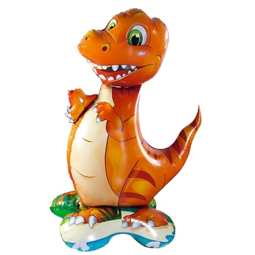 ParPix Stehend Folienballon Dino Luftballon XXL 150x95cm, T- Rex Ballon Dino Deko Kindergeburtstag, Dinosaurier Luftballon Tiere Gross,Dino Dschungel Deko,Dinosaurier Luftballons Geburtstagsdeko Party ParPix Stehend Folienballon Dino Luftballon XXL 150x95cm, T- Rex Ballon Dino Deko Kindergeburtstag, Dinosaurier Luftballon Tiere Gross,Dino Dschungel Deko,Dinosaurier Luftballons Geburtstagsdeko Party von ParPix
