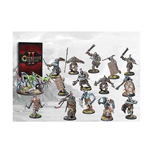 Para Bellum Games Conquest First Blood: W’adrhŭn Warband - Tabletop Miniature Game - 38 mm - Age 168+ von Para Bellum Wargames