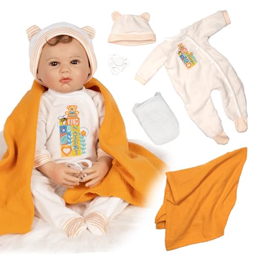 Paradise Galleries 48,3 cm realistische Reborn Babypuppe Michelle Fagan Sculptor Designer Collector Collection Puppen mit 5-teiligem Zubehör Spezielles Geburtstagsgeschenk ab 3 Jahren - Naturliebhaber von Paradise Galleries