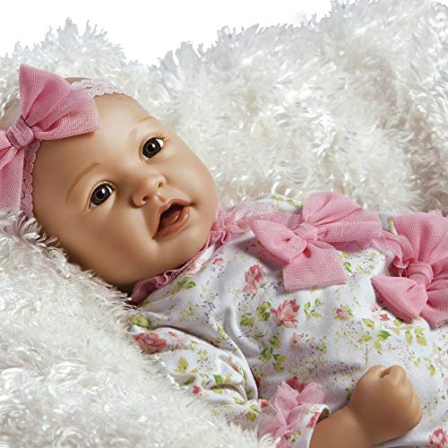 Paradise Galleries Real Life Babypuppe, die echt aussieht – Layla aus Flextouch Silikon wie Vinyl, 53 cm Reborn Girl von Paradise Galleries