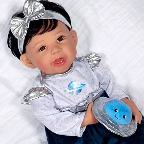 Paradise Galleries Realistische Reborn Babypuppe, 53,3 cm, lebensechte Babypuppe, 5-teiliges Geschenkset für Kinder ab 3 Jahren, Weltraumgalaxia von Paradise Galleries