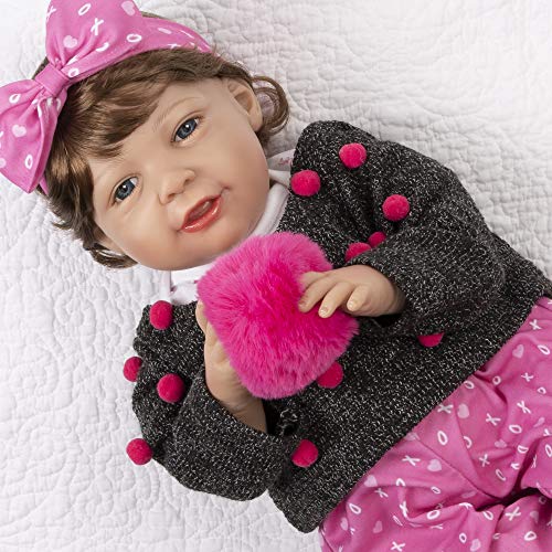 Paradise Galleries Reborn Kleinkindpuppe – I Love You More mit magnetischem Schnuller, 53,3 cm Mädchen aus Softtouch-Vinyl, 8-teiliges Reborn Puppen-Geschenkset von Paradise Galleries